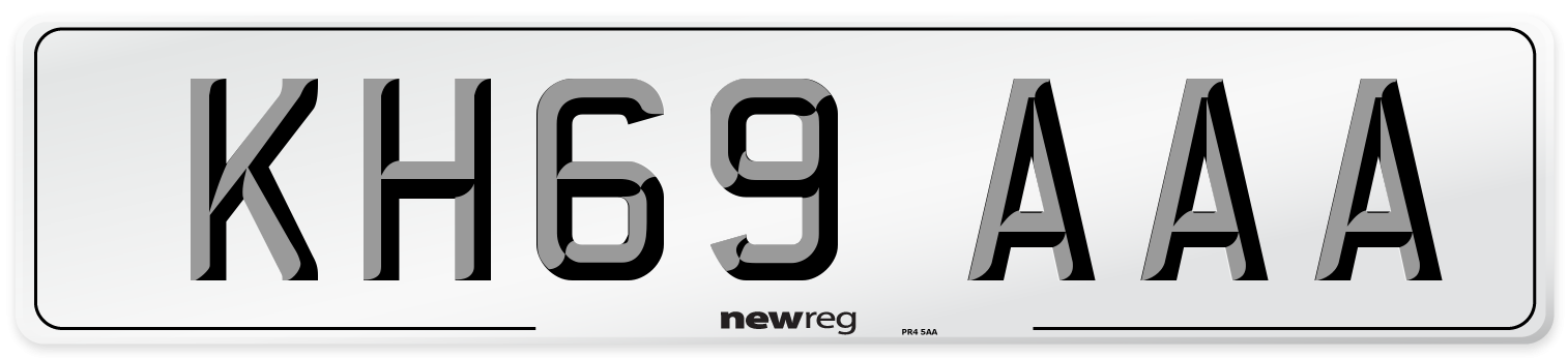 KH69 AAA Number Plate from New Reg